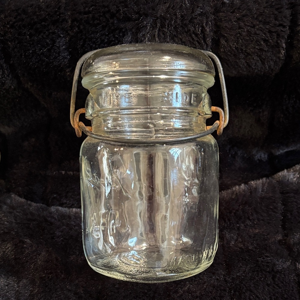 Vintage Ball Ideal Wire Seal Clear Glass Made in USA 🇺🇸 - Picture 3 of 11